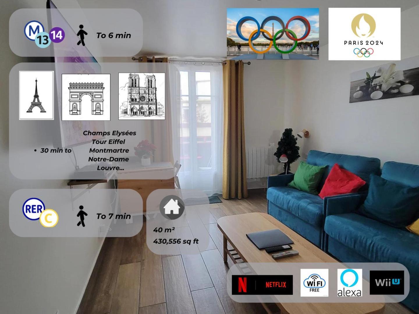 Amazing Apartment A Stone'S Throw From The City Of Lights - Paris Clichy Zewnętrze zdjęcie
